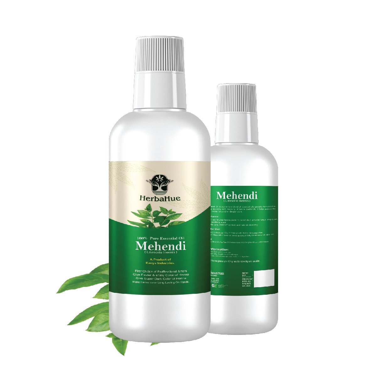 Herbahue Mehendi Essential Oil – 100% Natural Oil for Richer Henna Color & Conditioning